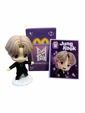 McDonald's BTS Tiny TAN "Jung Kook" Throwback Edition Figurine 2025 NIB